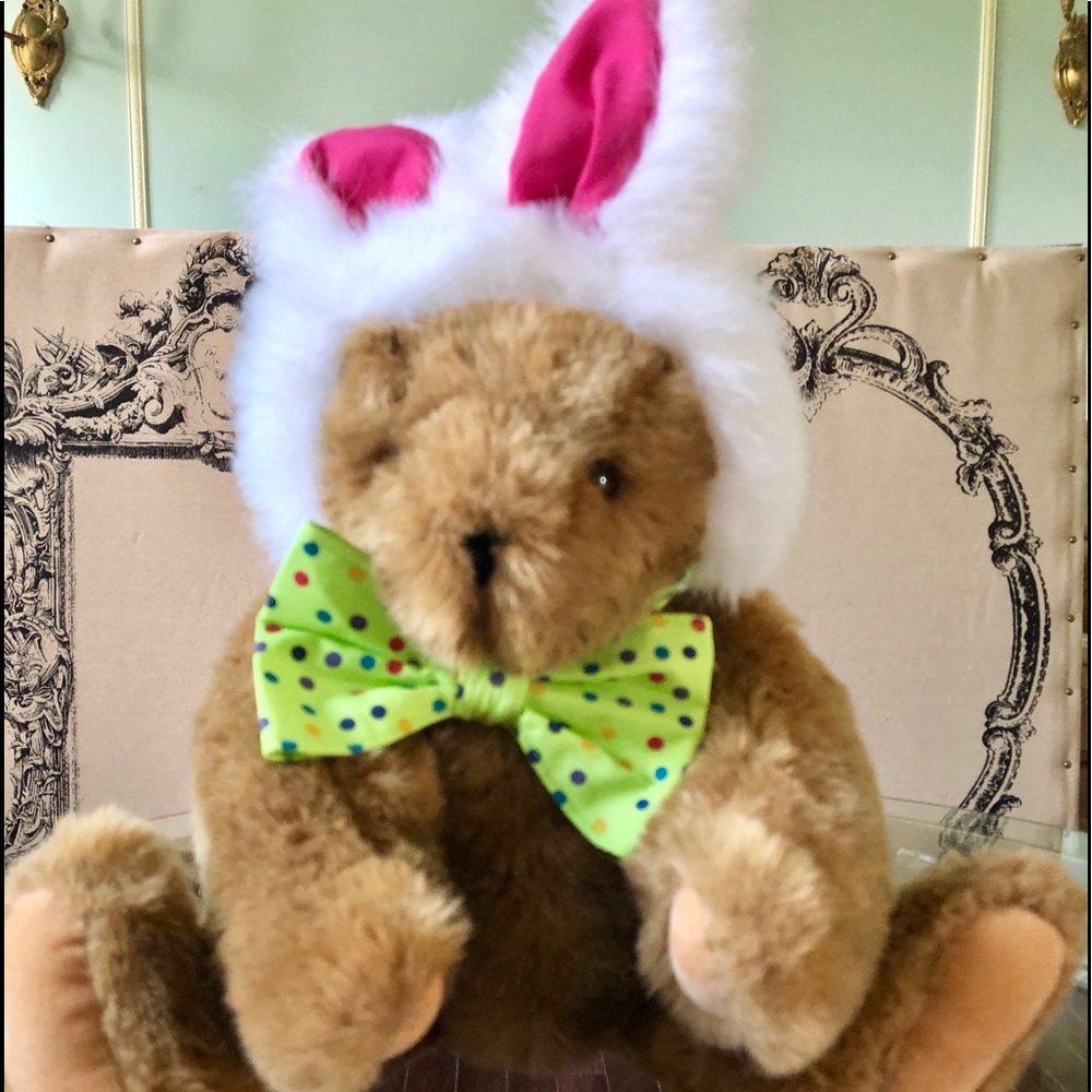 EASTER BUNNY VERMONT TEDDY BEAR NWT